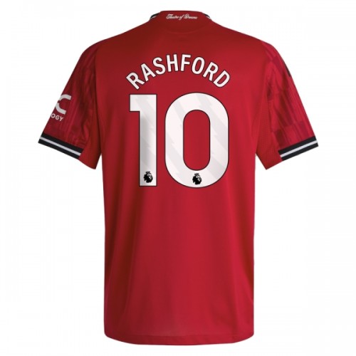 Maglia Manchester United Rashford 10 Primo 2025-26 Maniche Corte - Uomo Maglia Manchester United Rashford 10 Primo 2025-26 Maniche Corte - Uomo